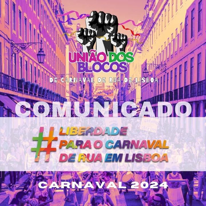 Figure 5. The Union of the Bloco’s Instagram image for statement on the 2024 carnival (União dos Blocos 2024; with kind permission, all rights reserved).